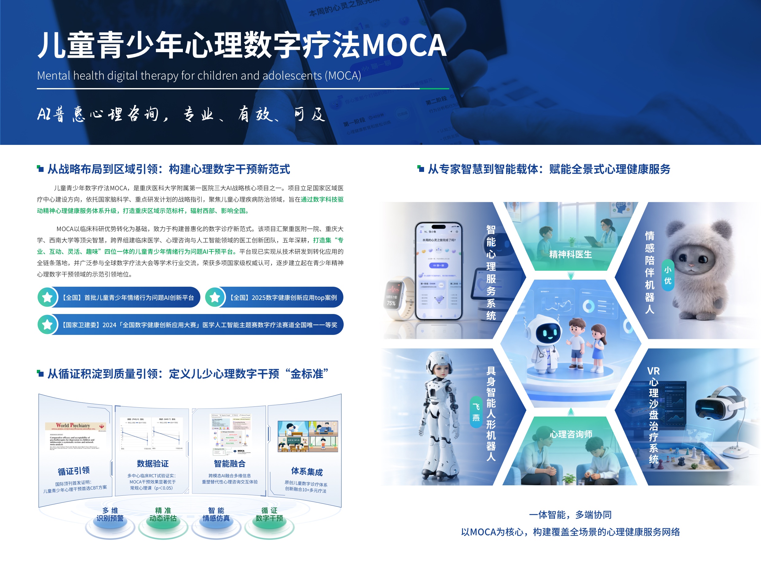 MOCA儿童青少年心理数字疗法