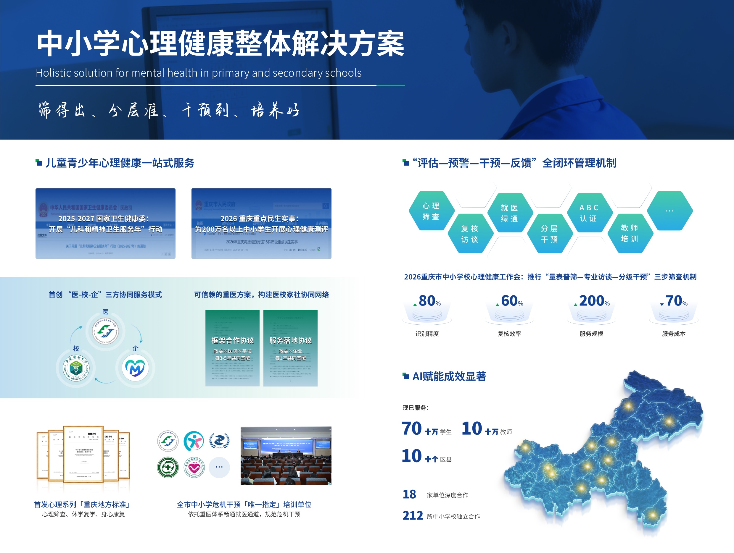 中小学心理健康整体解决方案